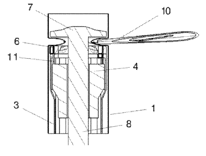 Purse suturing device for hollow viscus