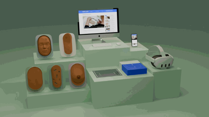 Mock materials for surgery practices and healthcare simulation