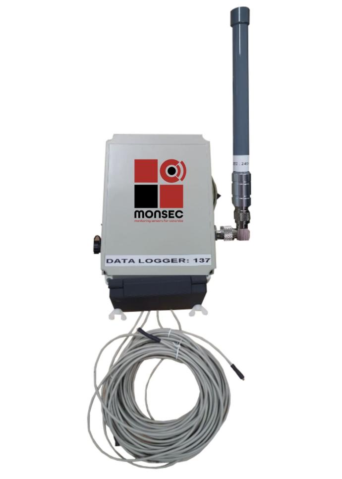 MONSEC Little. Real-time monitoring of concrete maturity and temperature