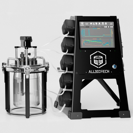 Small-size (1 Litre) bioreactor for research + pO2 sensor