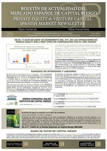 Boletín Capital Riesgo_INCARI_issue 1_2025