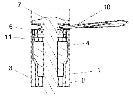 Purse suturing device for hollow viscus