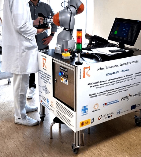 Robotic assisted rehabilitation of upper limbs (hands, arms, shoulders)