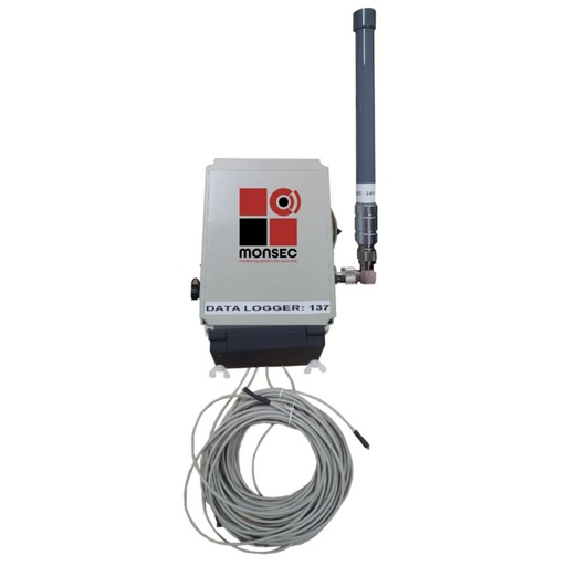 MONSEC Little. Real-time monitoring of concrete maturity and temperature